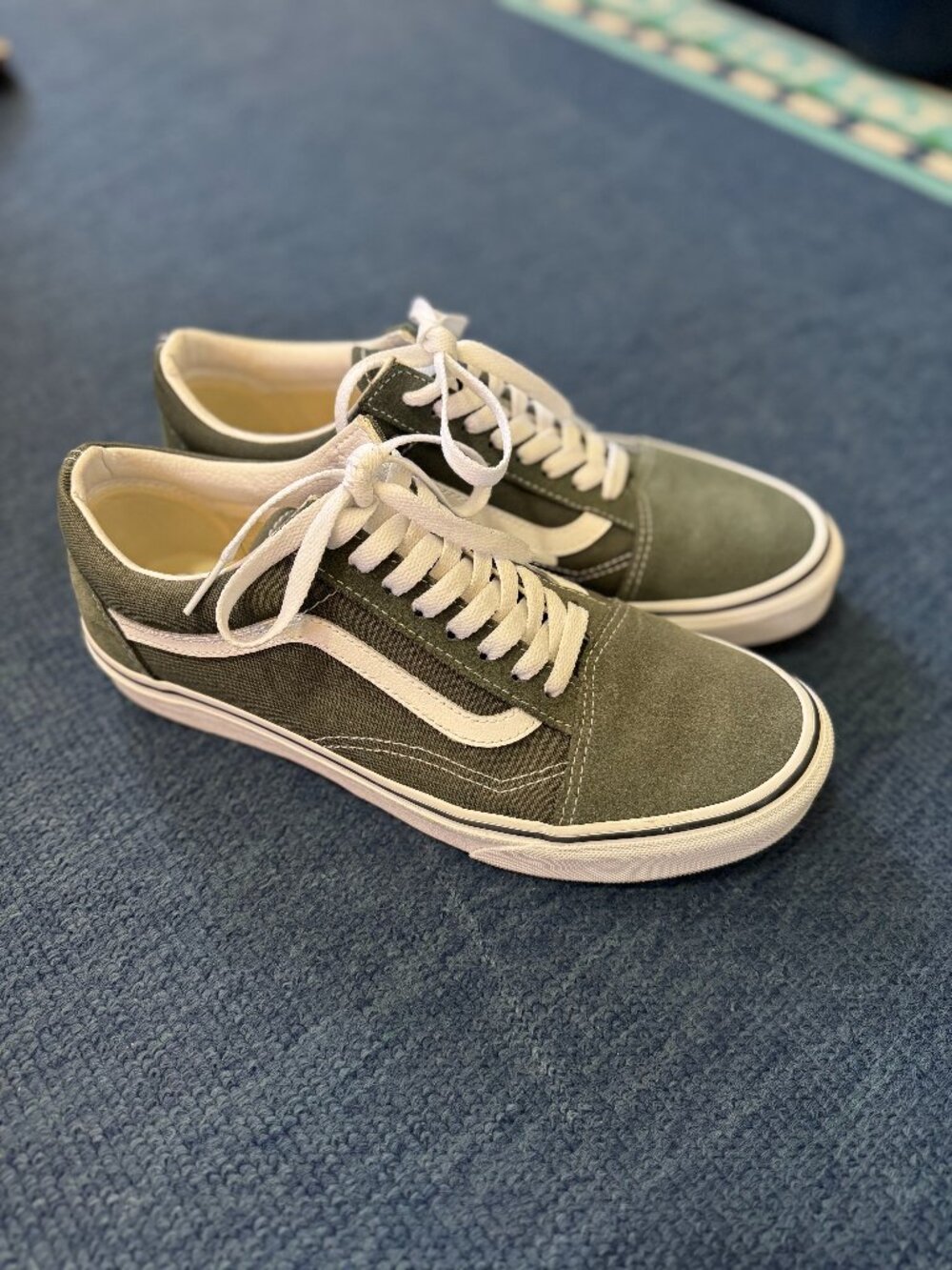 Vans Old Skool Shoes | Suede Thyme | Mens 8